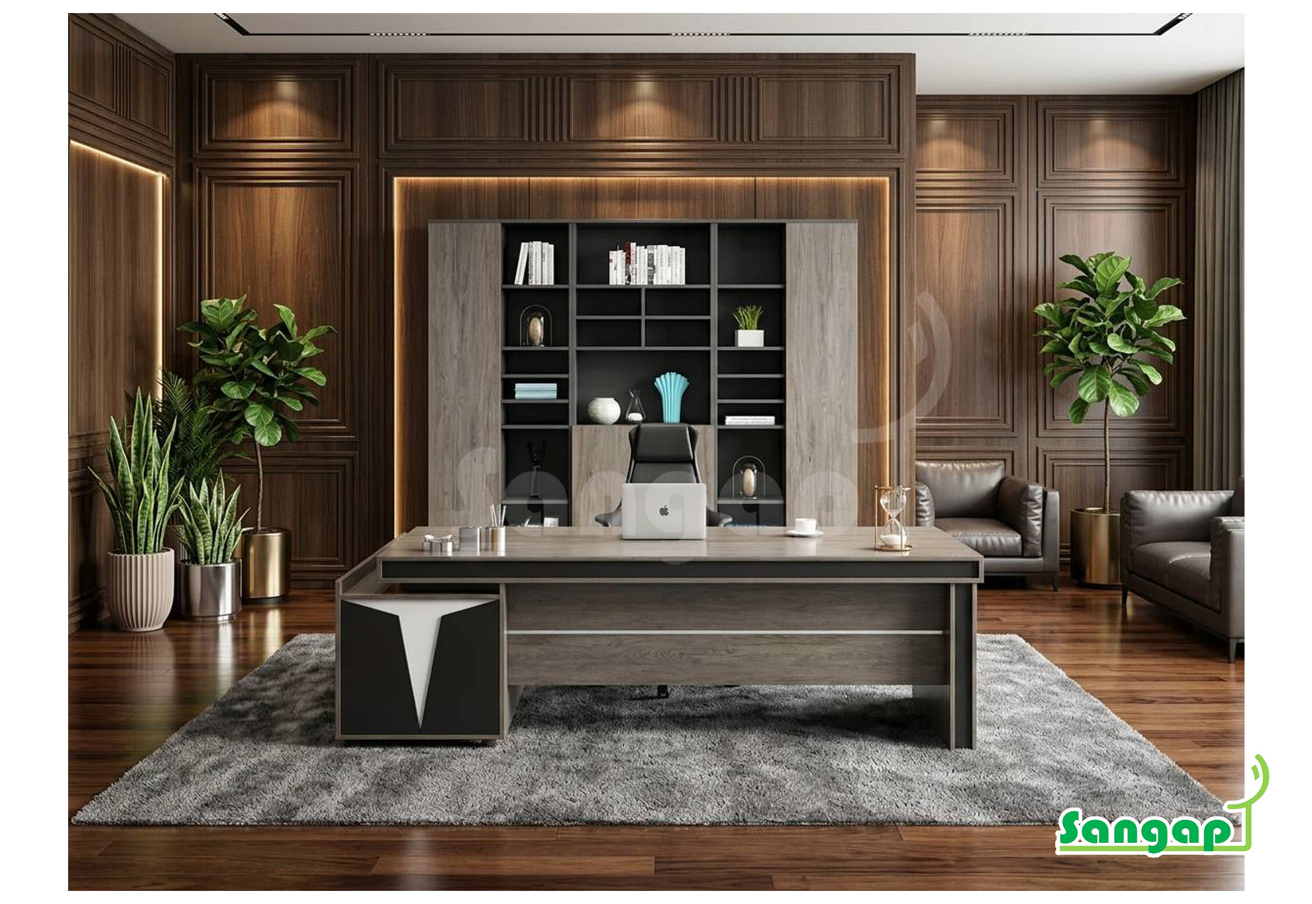 میز مدیریتی سنگپ مدل 203 - Image 2