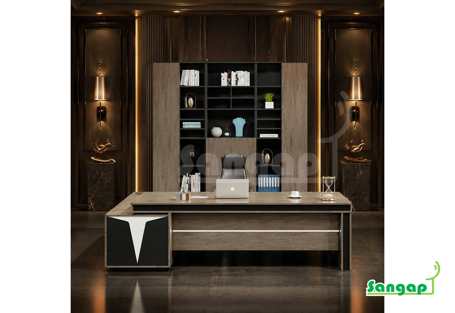 میز مدیریتی سنگپ مدل 203 - Image 4