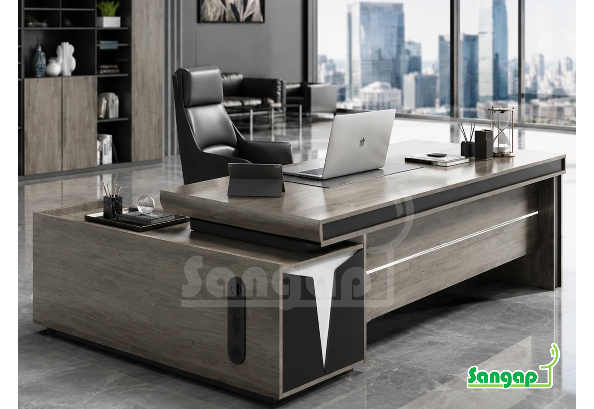 میز مدیریتی سنگپ مدل 203 - Image 7