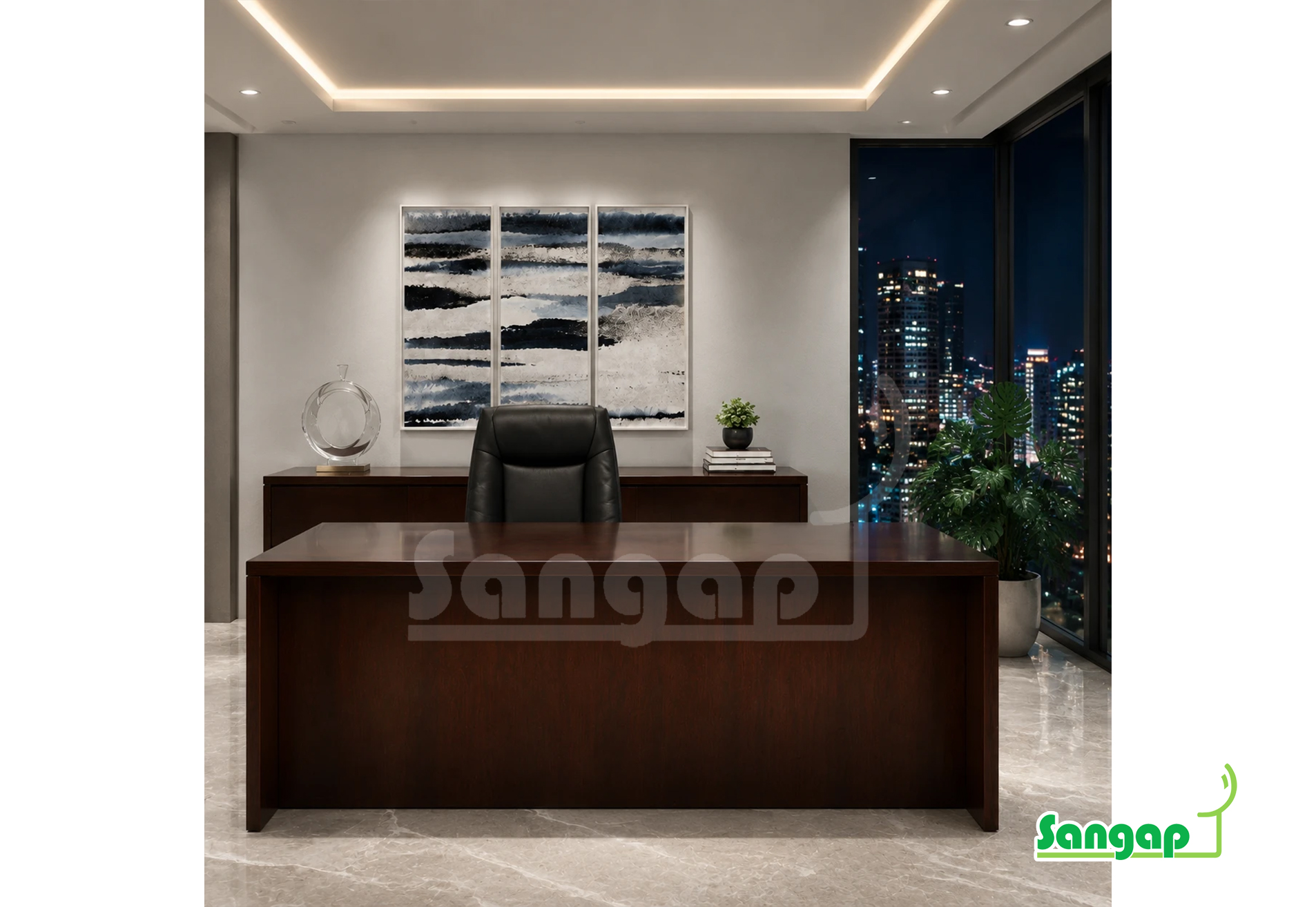 میز مدیریتی سنگپ مدل 204 - Image 3