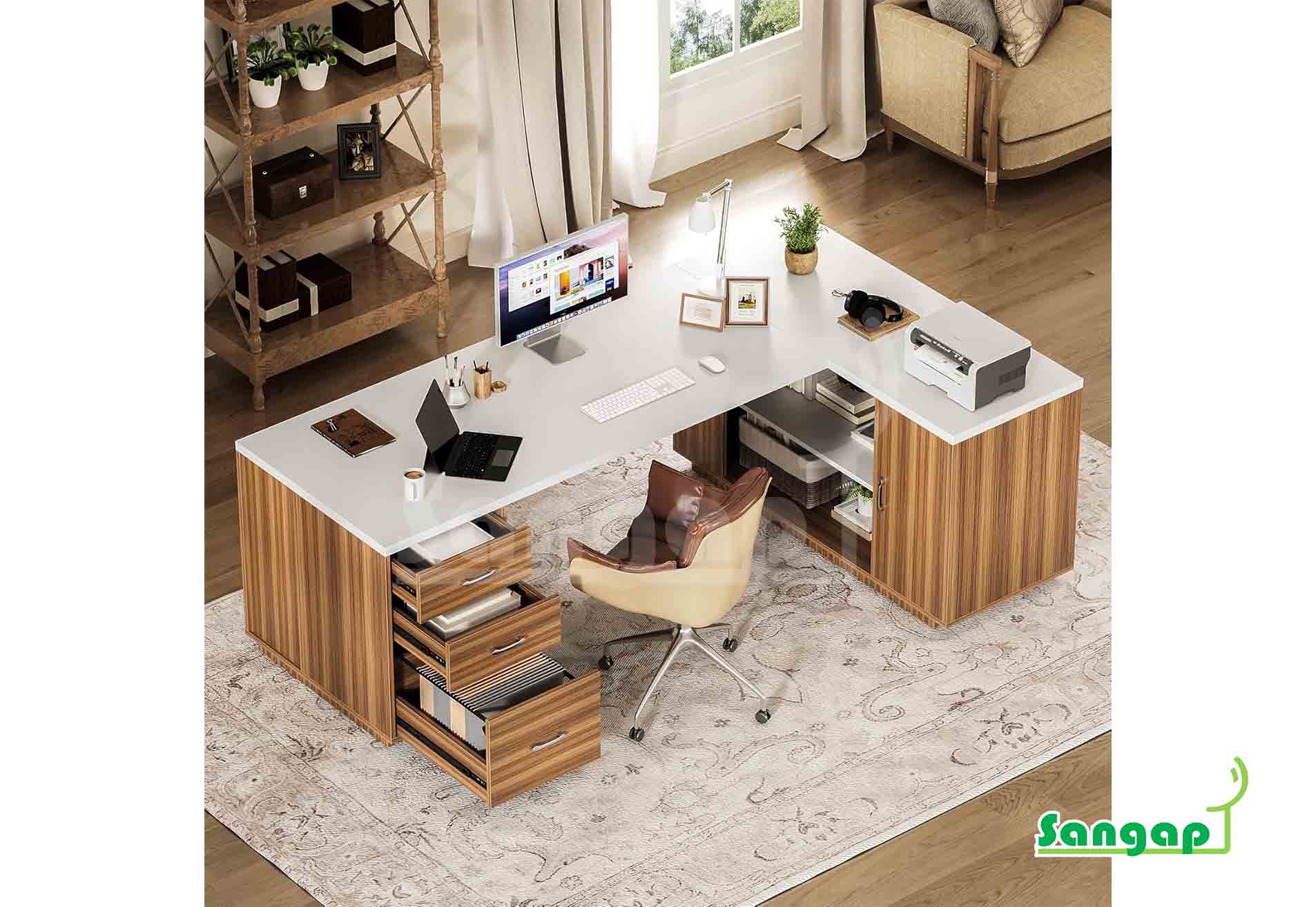 میز مدیریتی سنگپ مدل 206 - Image 3