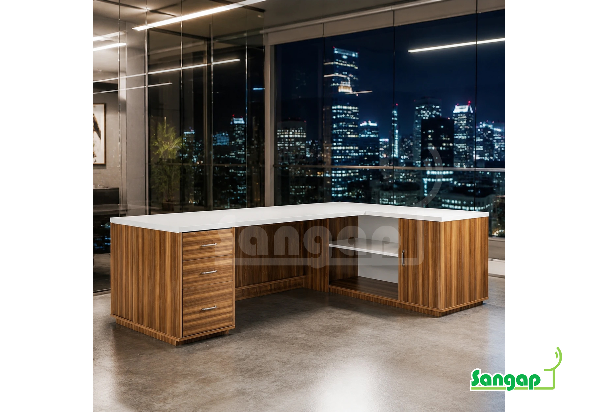 میز مدیریتی سنگپ مدل 206 - Image 6