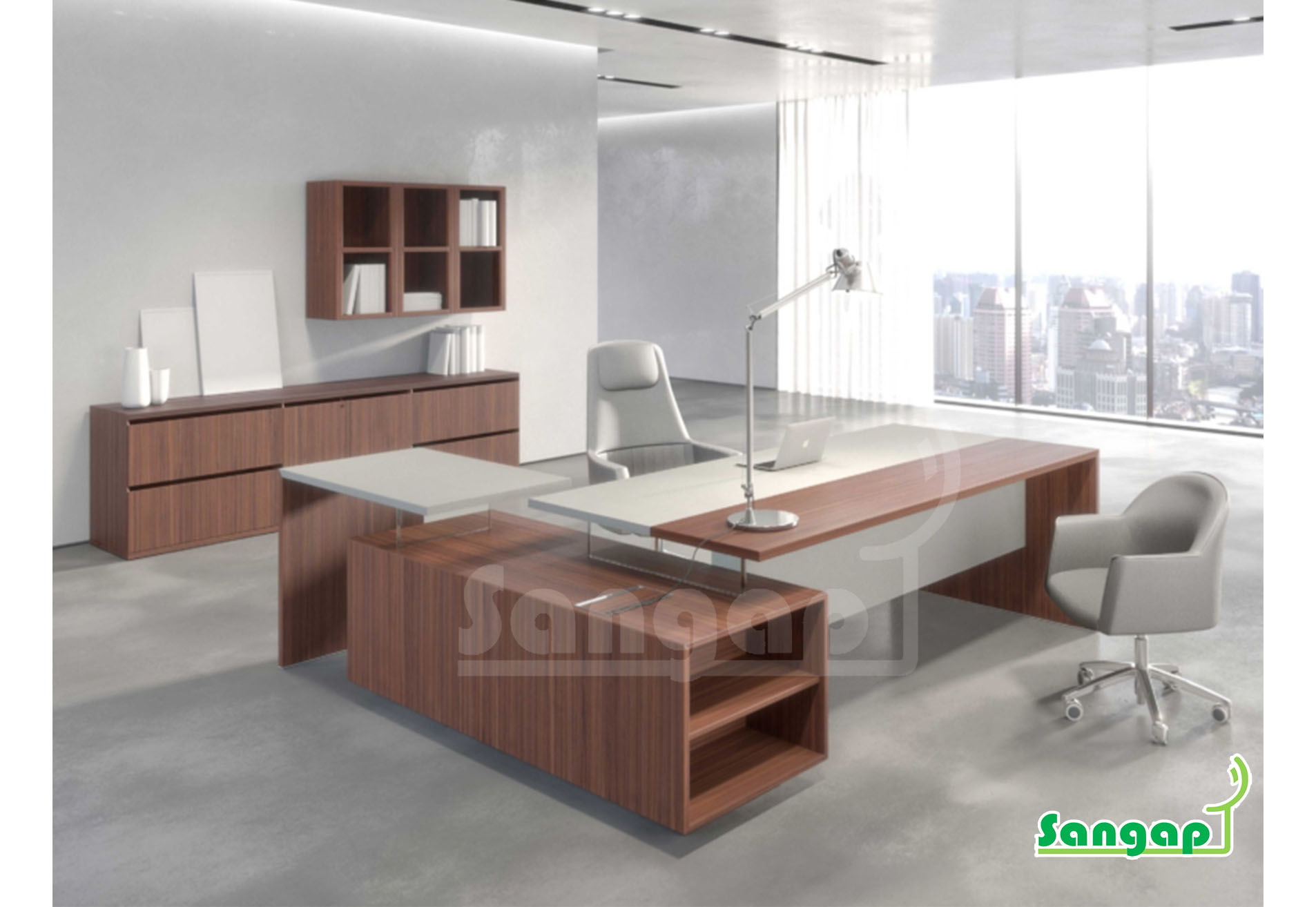 میز مدیریتی سنگپ مدل 208