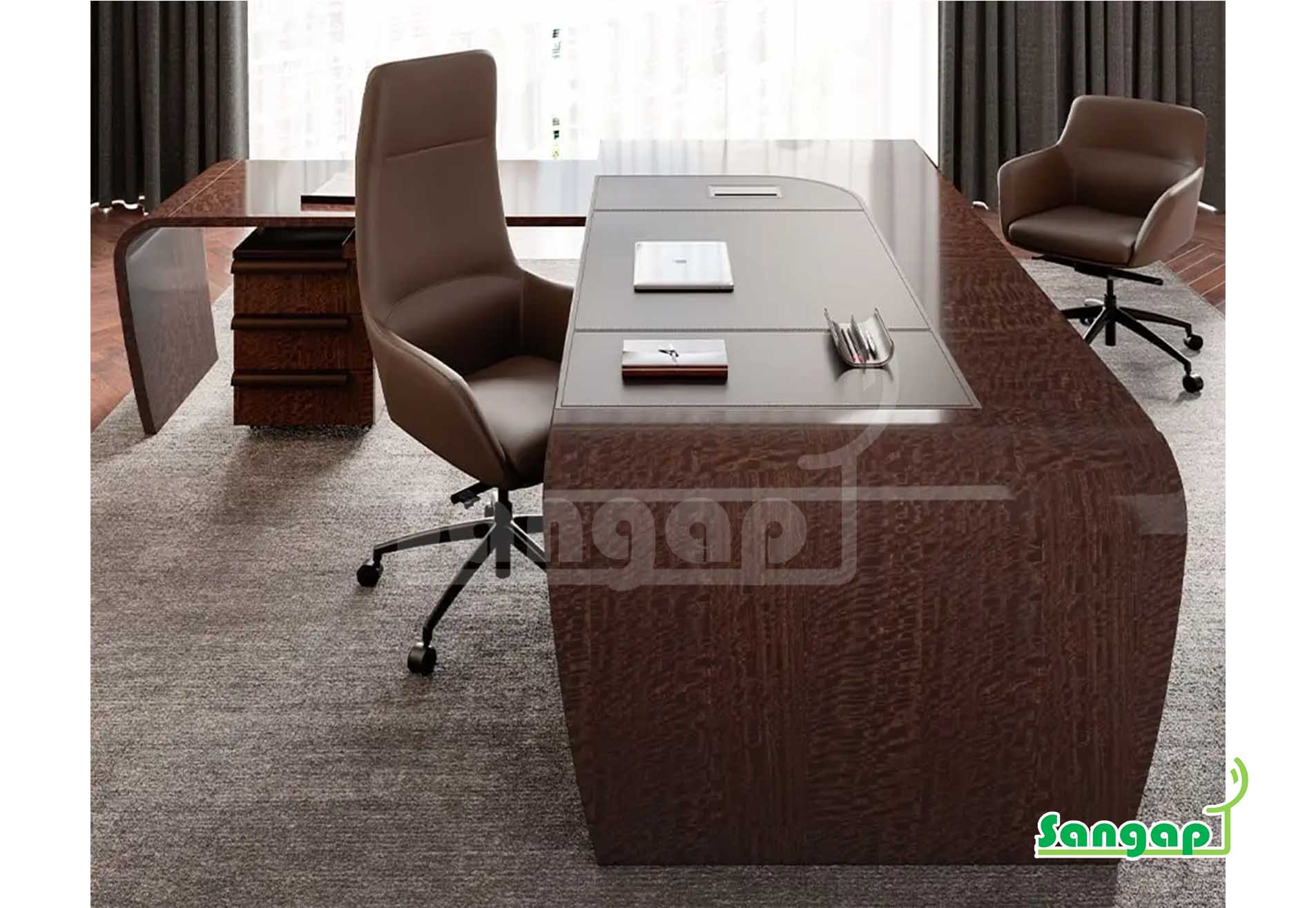 میز مدیریتی سنگپ مدل 215 - Image 3