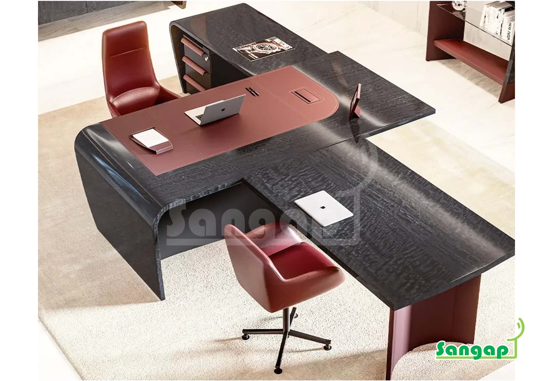 میز مدیریتی سنگپ مدل 215 - Image 5