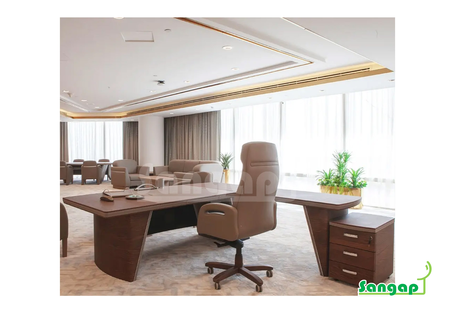 میز مدیریتی سنگپ مدل 216 - Image 3