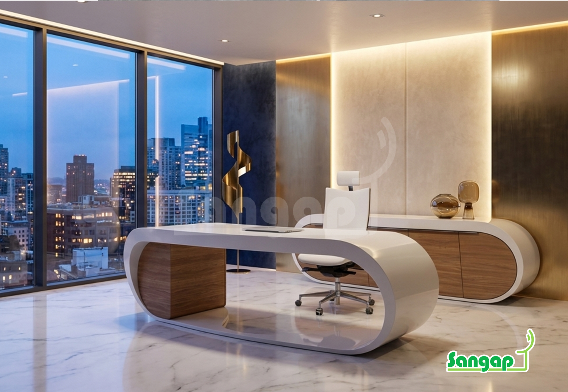 میز مدیریتی سنگپ مدل 217 - Image 5