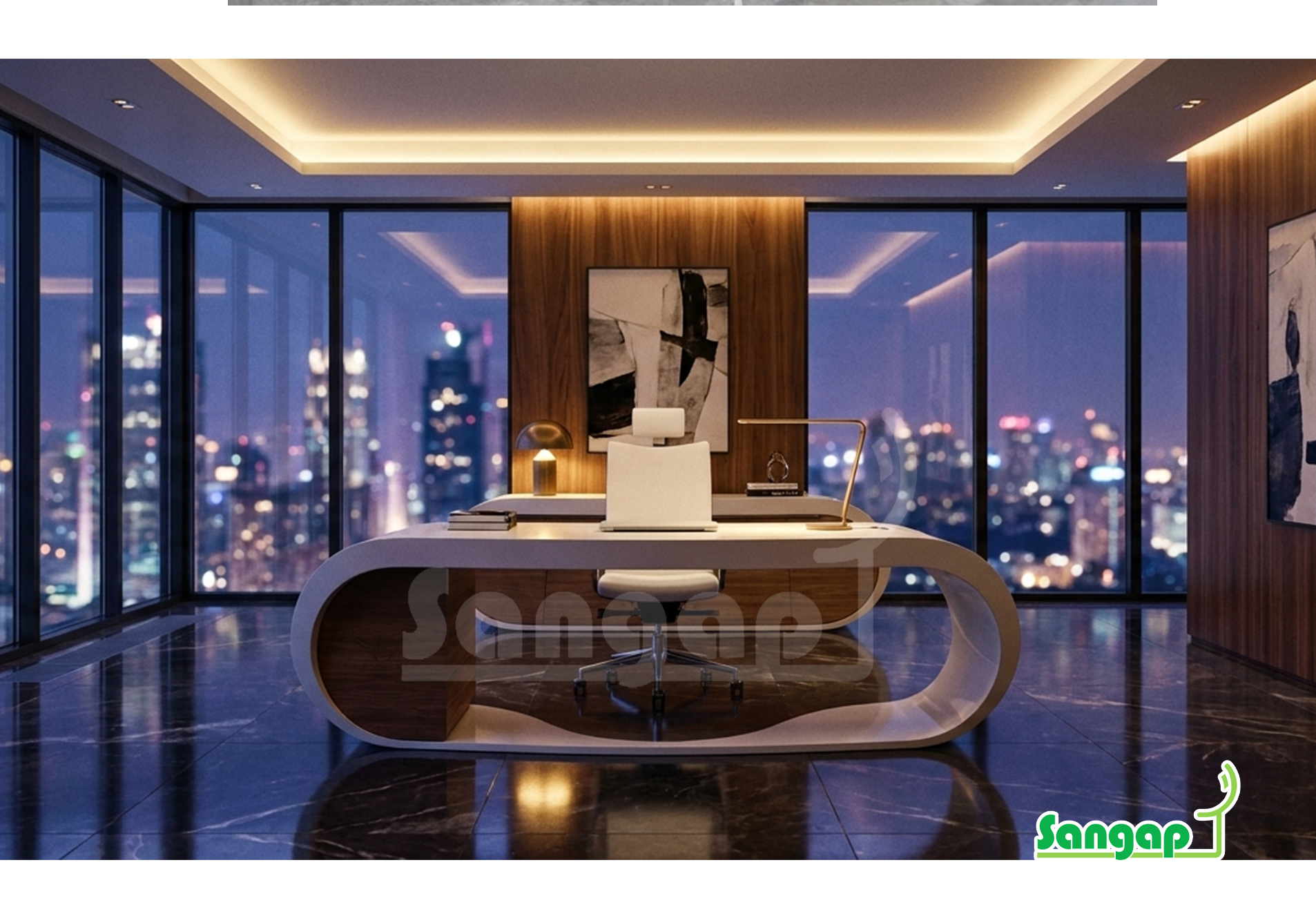 میز مدیریتی سنگپ مدل 217 - Image 2