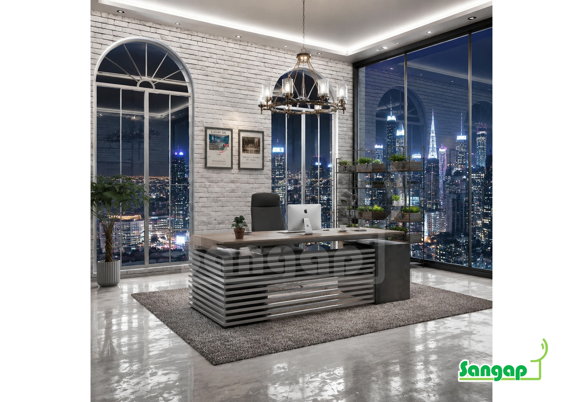میز مدیریتی سنگپ مدل 218 - Image 3