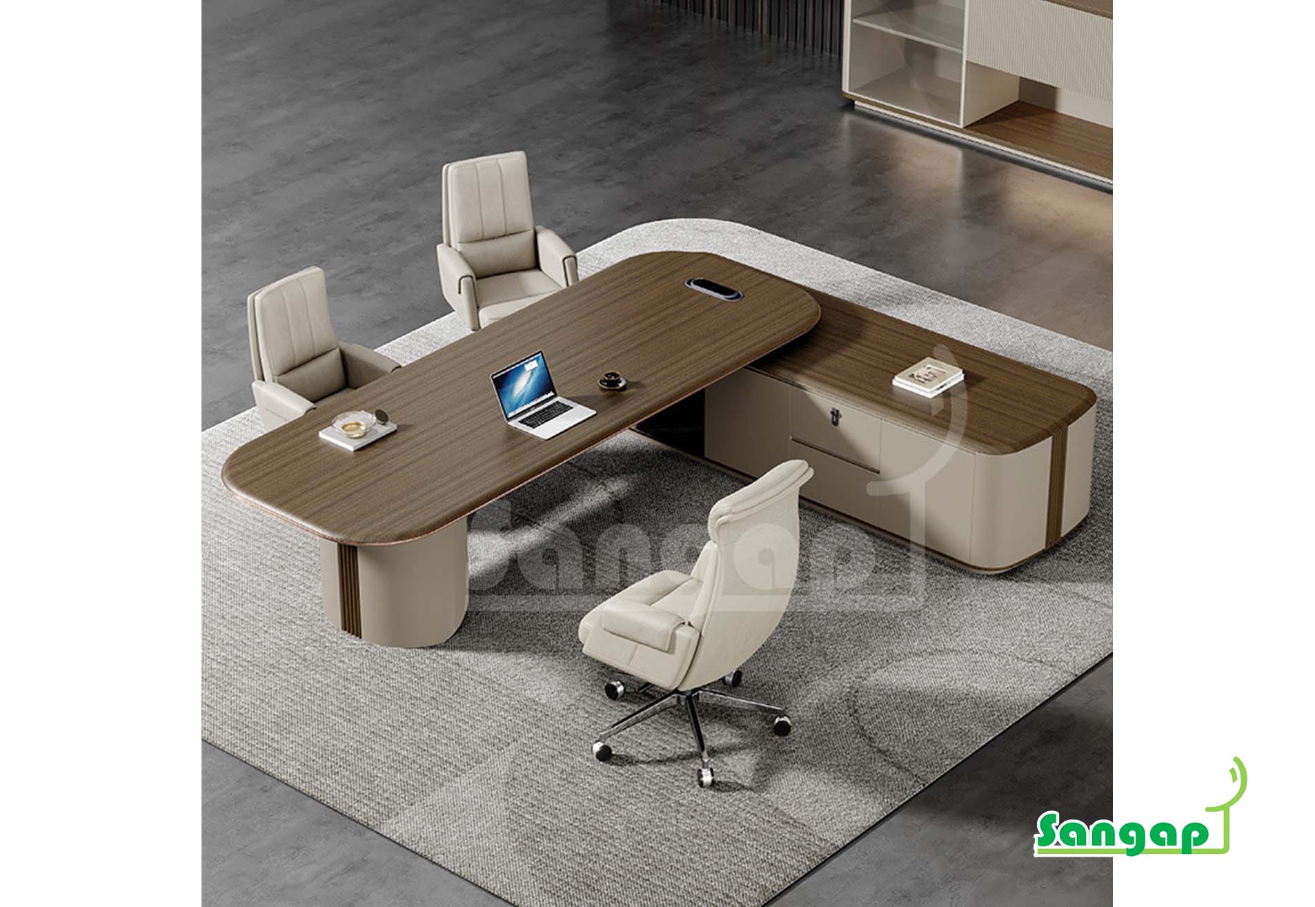 میز مدیریتی سنگپ مدل 224 - Image 3