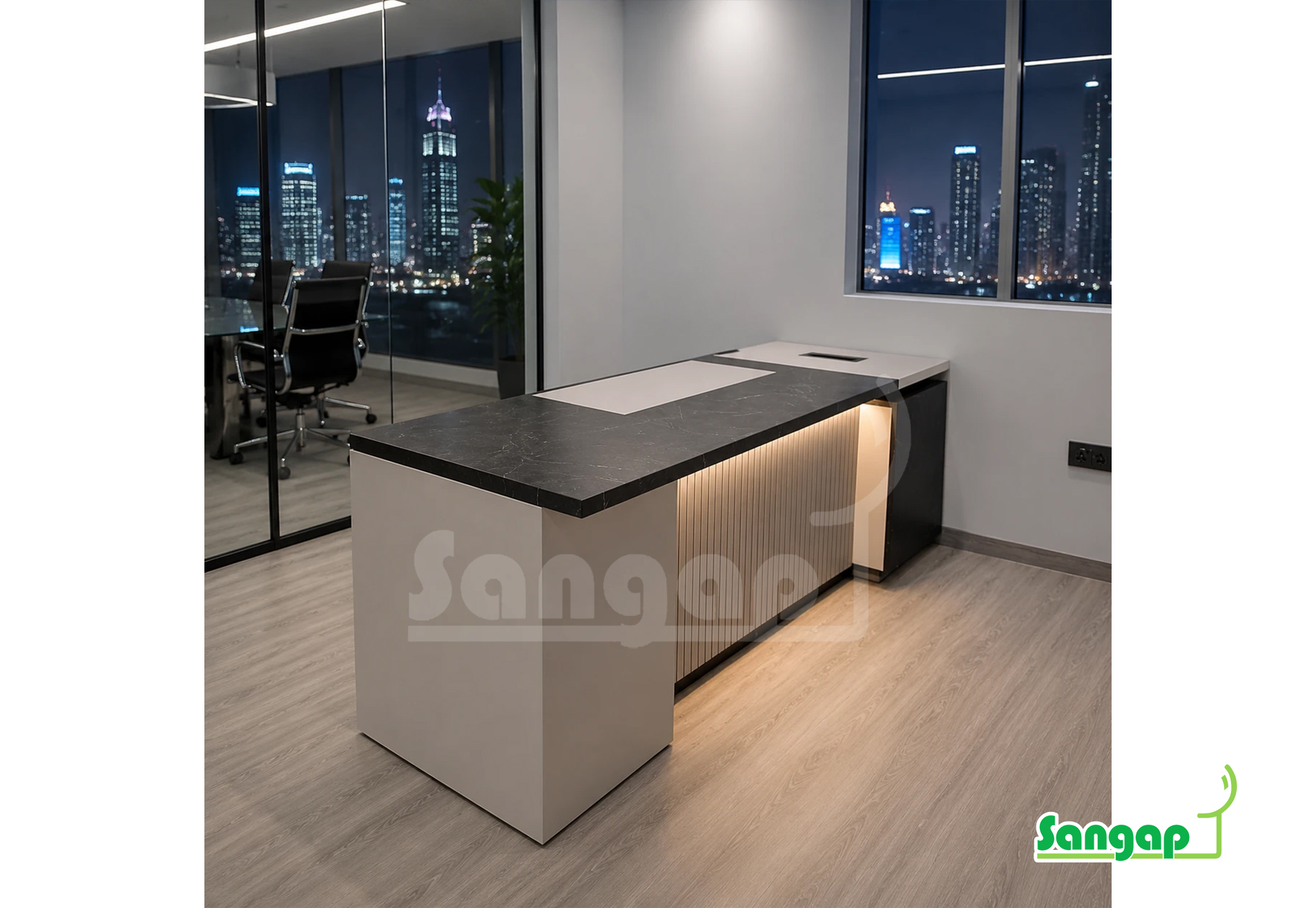 میز مدیریتی سنگپ مدل 233 - Image 2